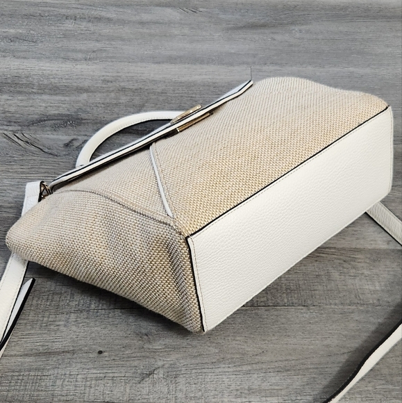 Kate Spade Laurel Wesley Place Leather and Tweed Satchel - Picture 5 of 15